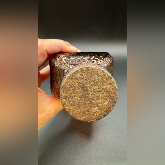 McKesson's Cod Liver Oil Brown Glass Bottle Embossed Fish Owens-Illinois 9" Tall - Picture 4 of 5